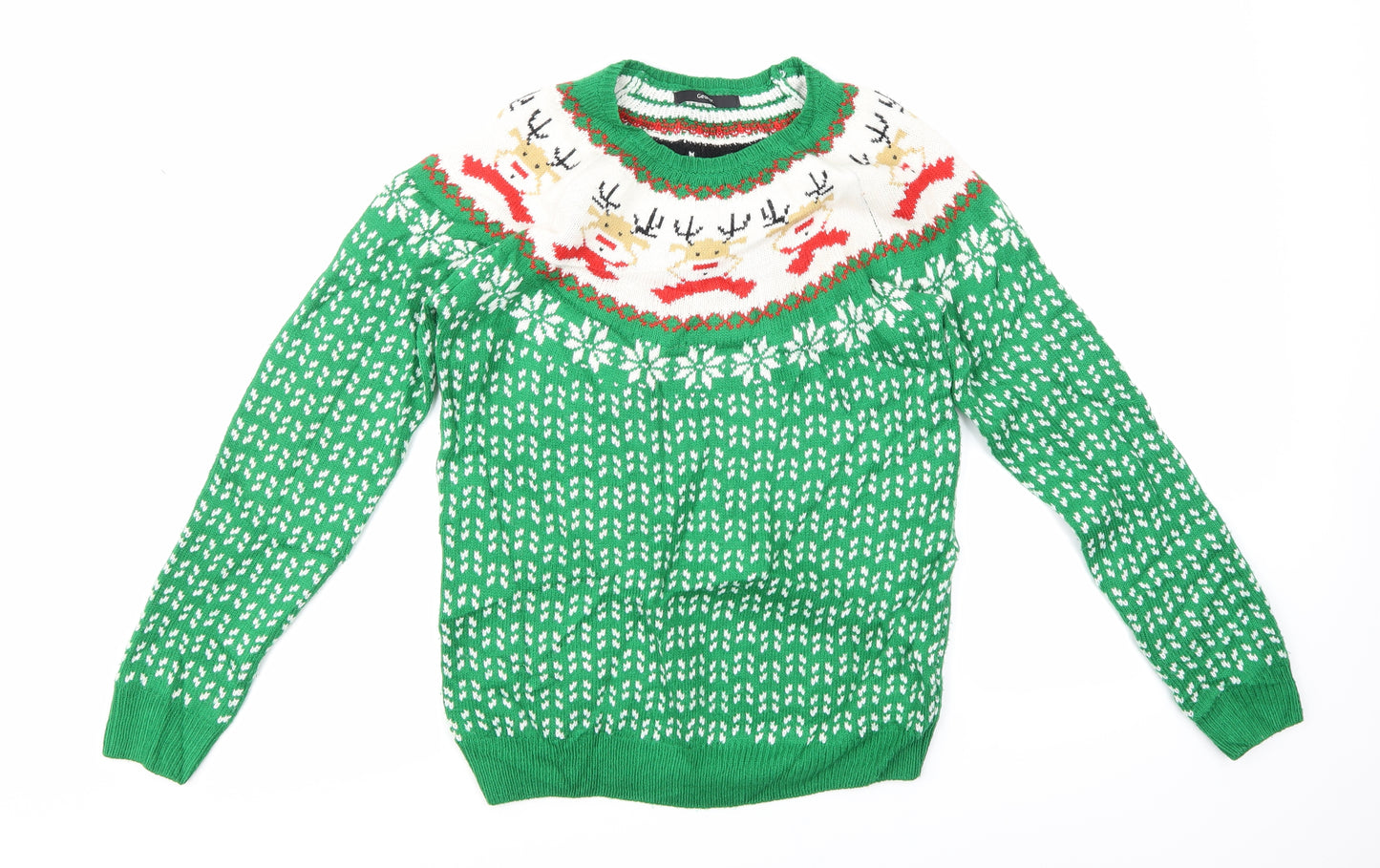George Girls Multicoloured   Pullover Jumper Size 13-14 Years  - CHRISMTAS