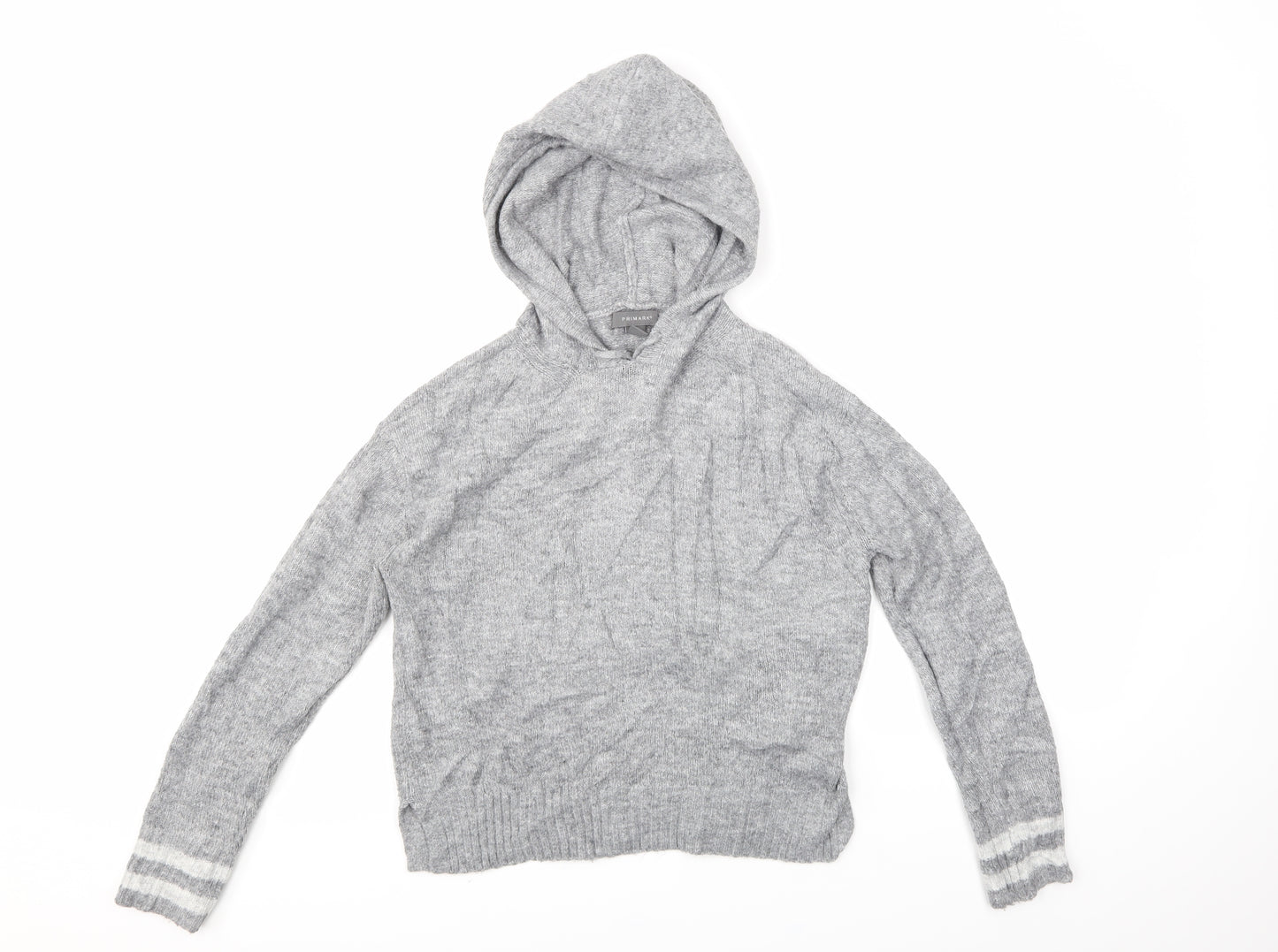 Primark Womens Grey   Pullover Hoodie Size 6