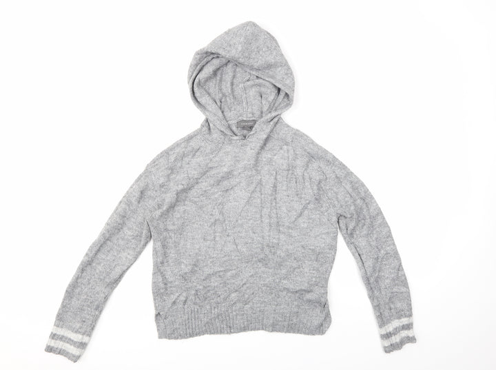 Primark Womens Grey   Pullover Hoodie Size 6