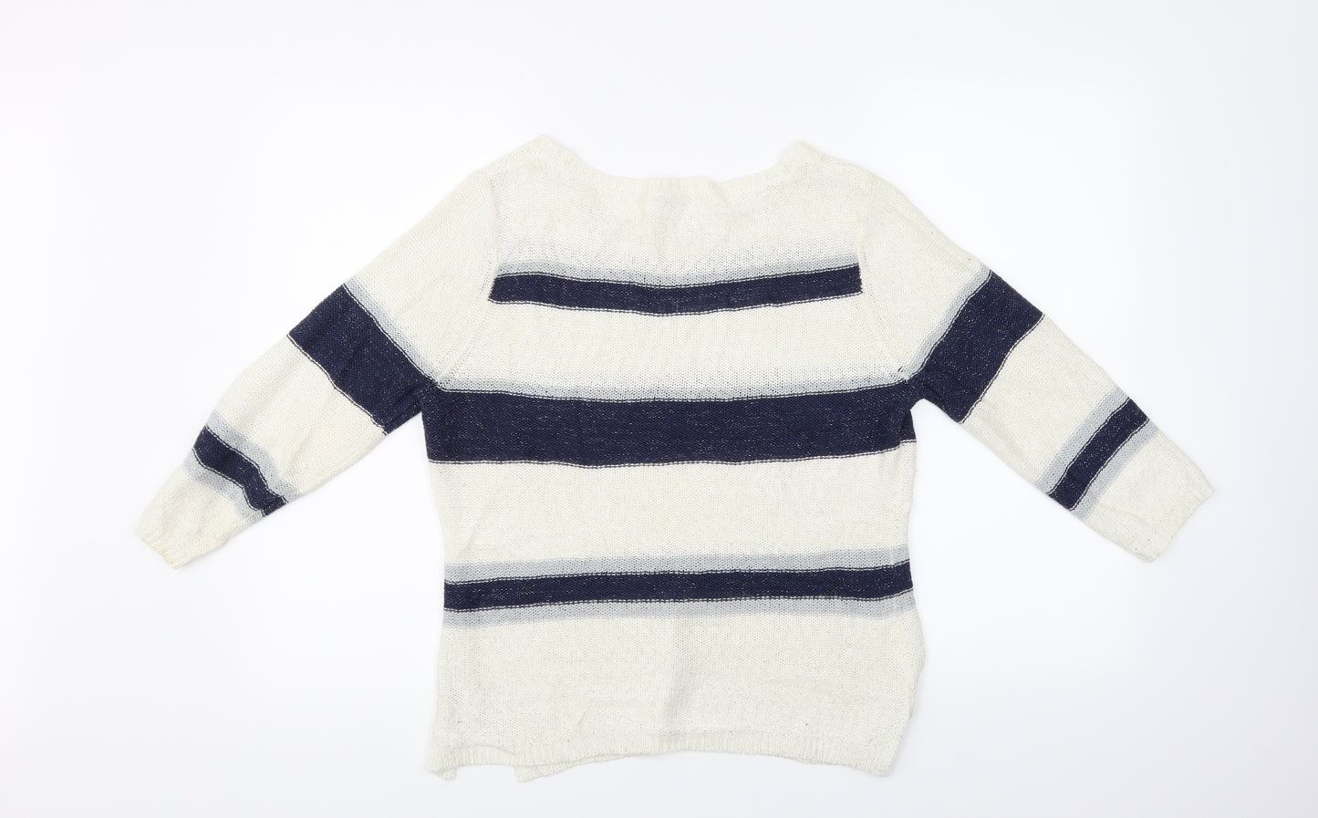 Precis Womens Multicoloured Striped  Pullover Jumper Size M