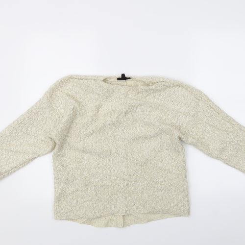 Topshop Womens Ivory   Pullover Jumper Size 8