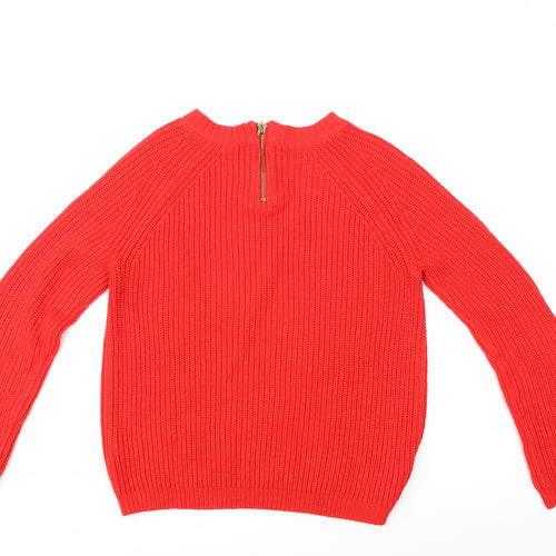 Dorothy Perkins Womens Red   Pullover Jumper Size 8
