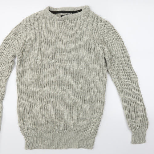 Brave Soul Mens Ivory   Pullover Jumper Size M