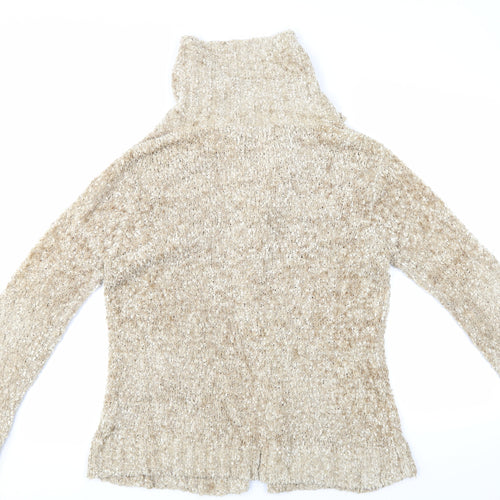 Pure & Natural Womens Beige   Cardigan Jumper Size M