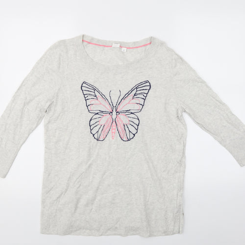 Gap Womens White   Pullover Jumper Size M  - butterfly