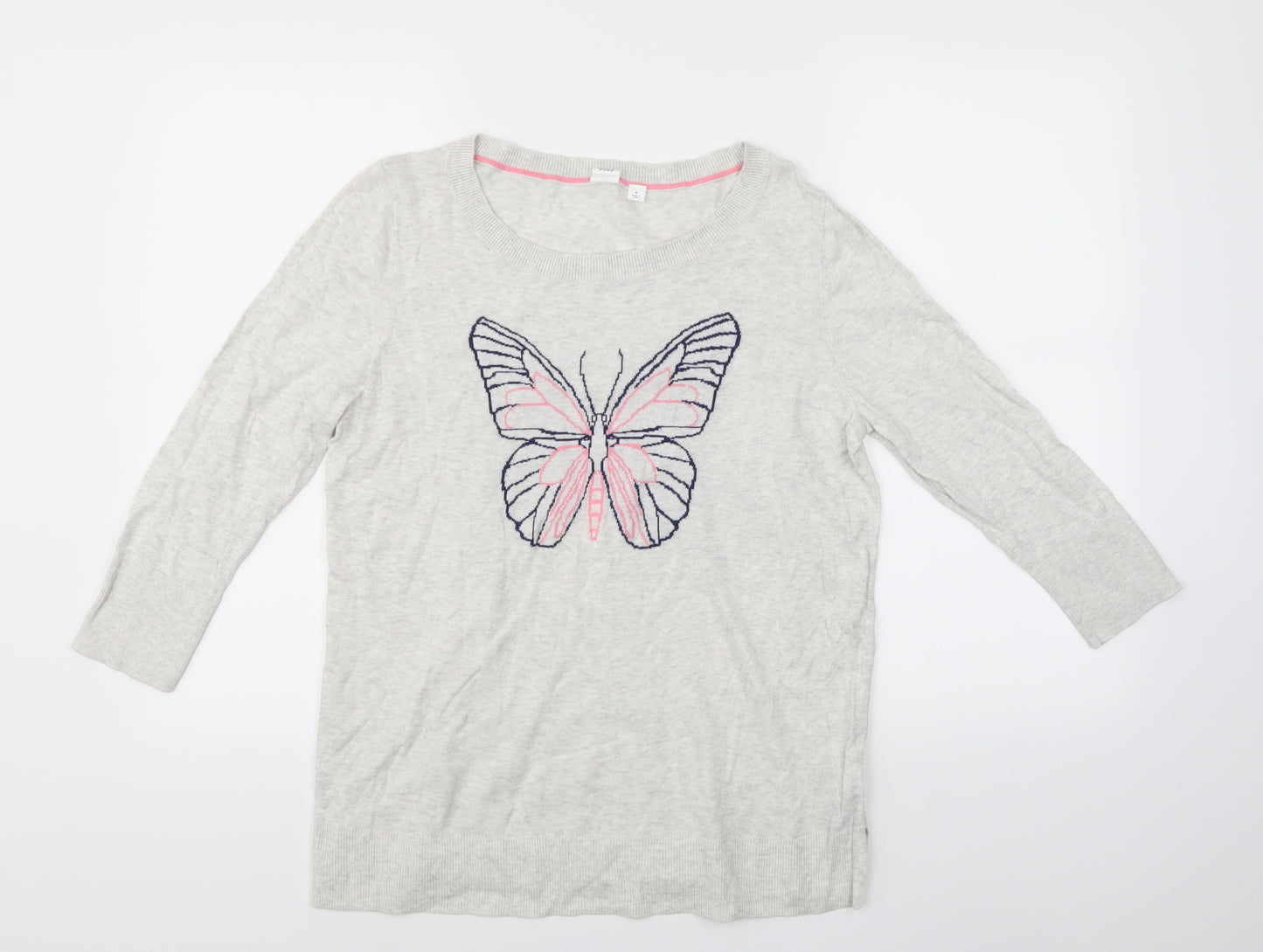 Gap Womens White   Pullover Jumper Size M  - butterfly
