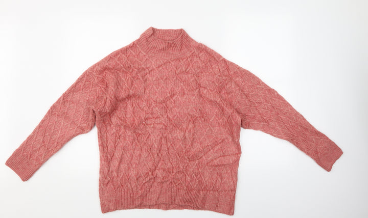 George Womens Pink Pullover Jumper Size M