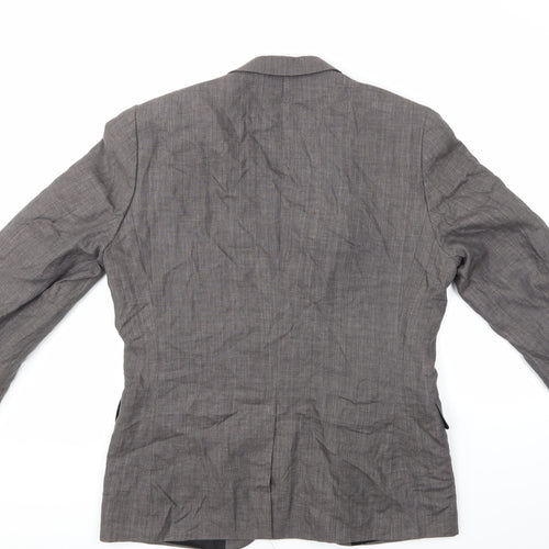 H&M Mens Grey   Jacket Suit Jacket Size 42