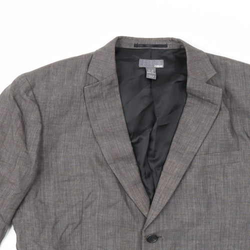H&M Mens Grey   Jacket Suit Jacket Size 42