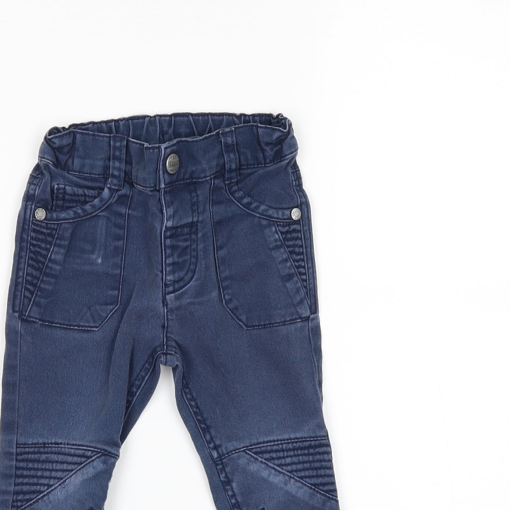 F&F Boys Blue   Capri Jeans Size 12-18 Months