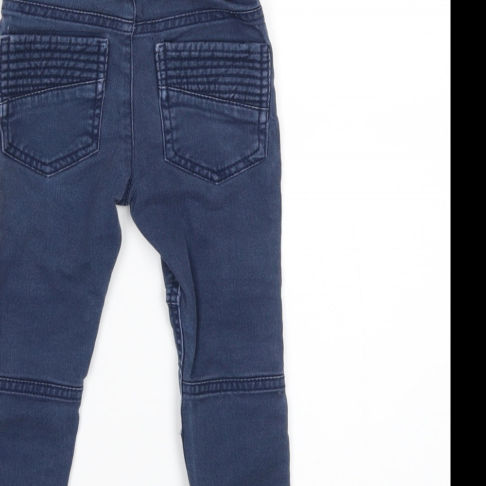 F&F Boys Blue   Capri Jeans Size 12-18 Months