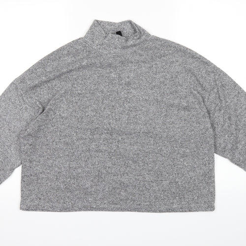 New Look Womens Grey   Pullover Jumper Size S