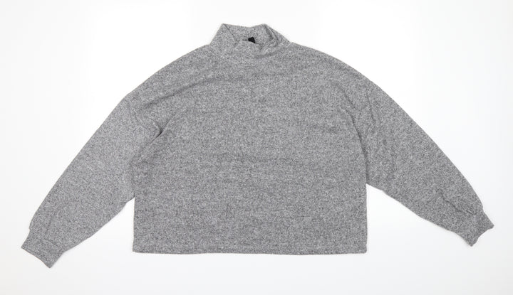 New Look Womens Grey   Pullover Jumper Size S