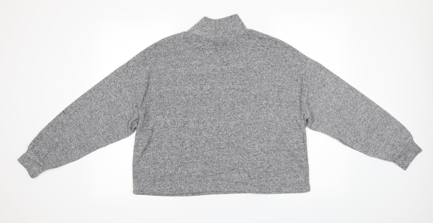 New Look Womens Grey   Pullover Jumper Size S