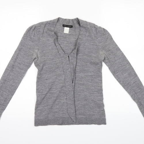 Laura Clément Womens Grey   Basic Blouse Size 8