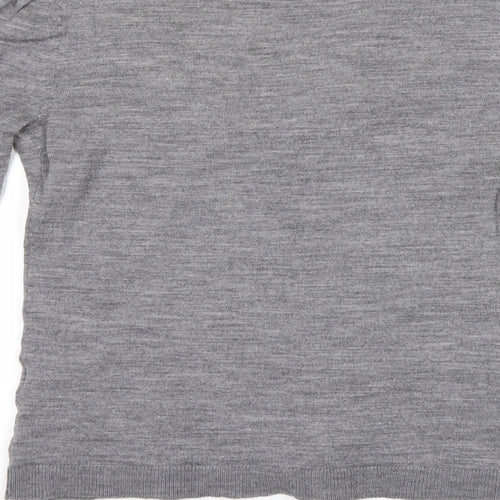 Laura Clément Womens Grey   Basic Blouse Size 8