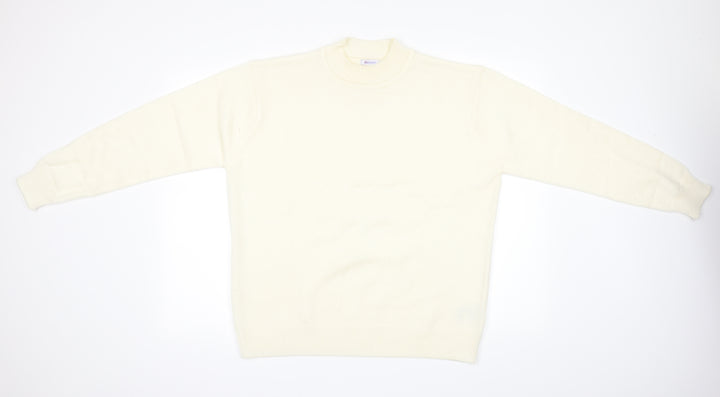 Damart Womens White   Pullover Jumper Size L