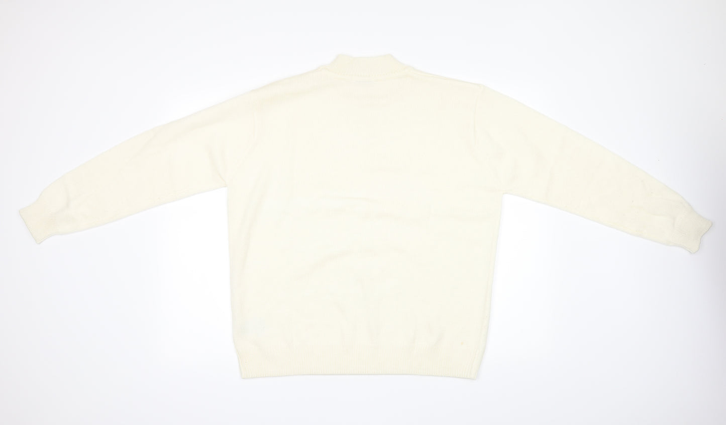 Damart Womens White   Pullover Jumper Size L