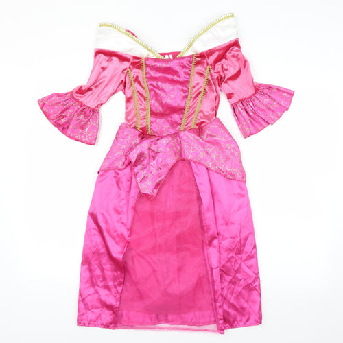 Let's Play Girls Pink   Ball Gown  Size 6-7 Years  - Princess dress
