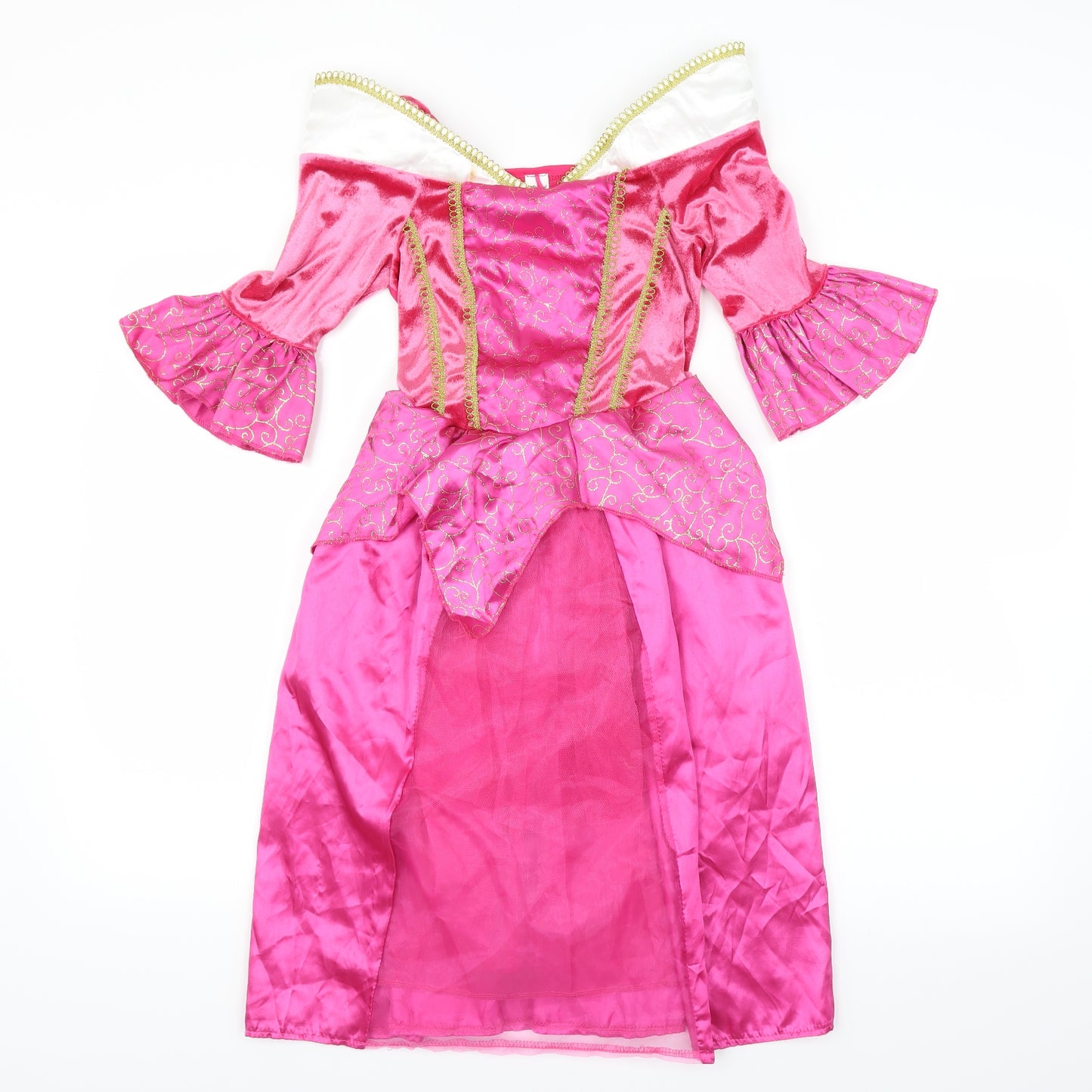 Let's Play Girls Pink   Ball Gown  Size 6-7 Years  - Princess dress