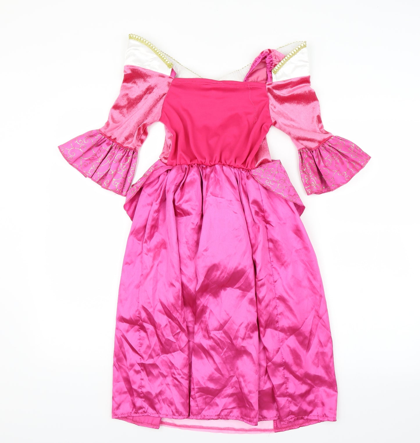 Let's Play Girls Pink   Ball Gown  Size 6-7 Years  - Princess dress