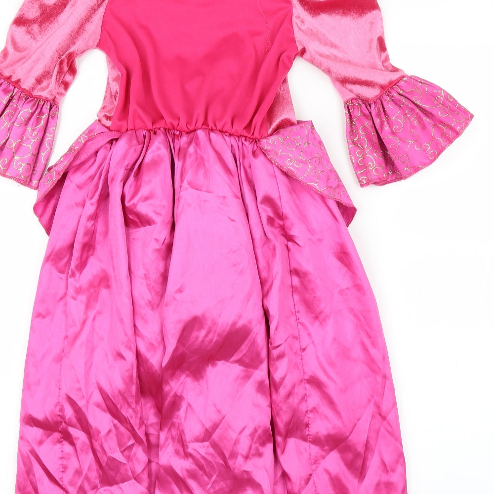 Let's Play Girls Pink   Ball Gown  Size 6-7 Years  - Princess dress