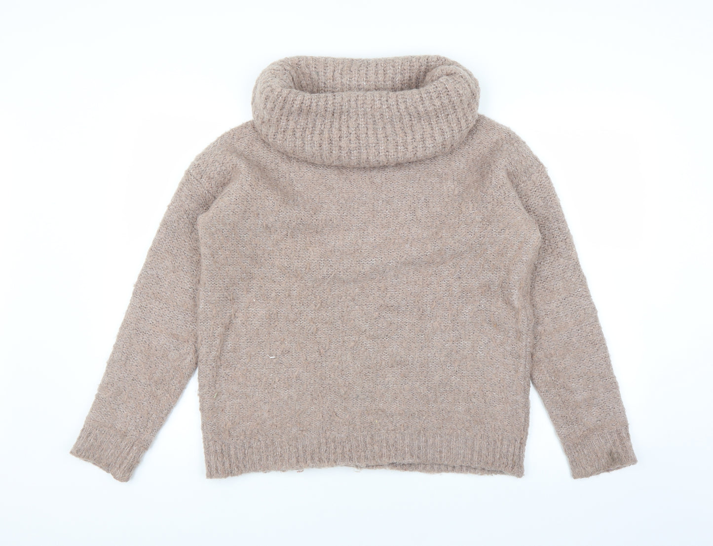 Papaya Womens Brown  Knit Pullover Jumper Size M