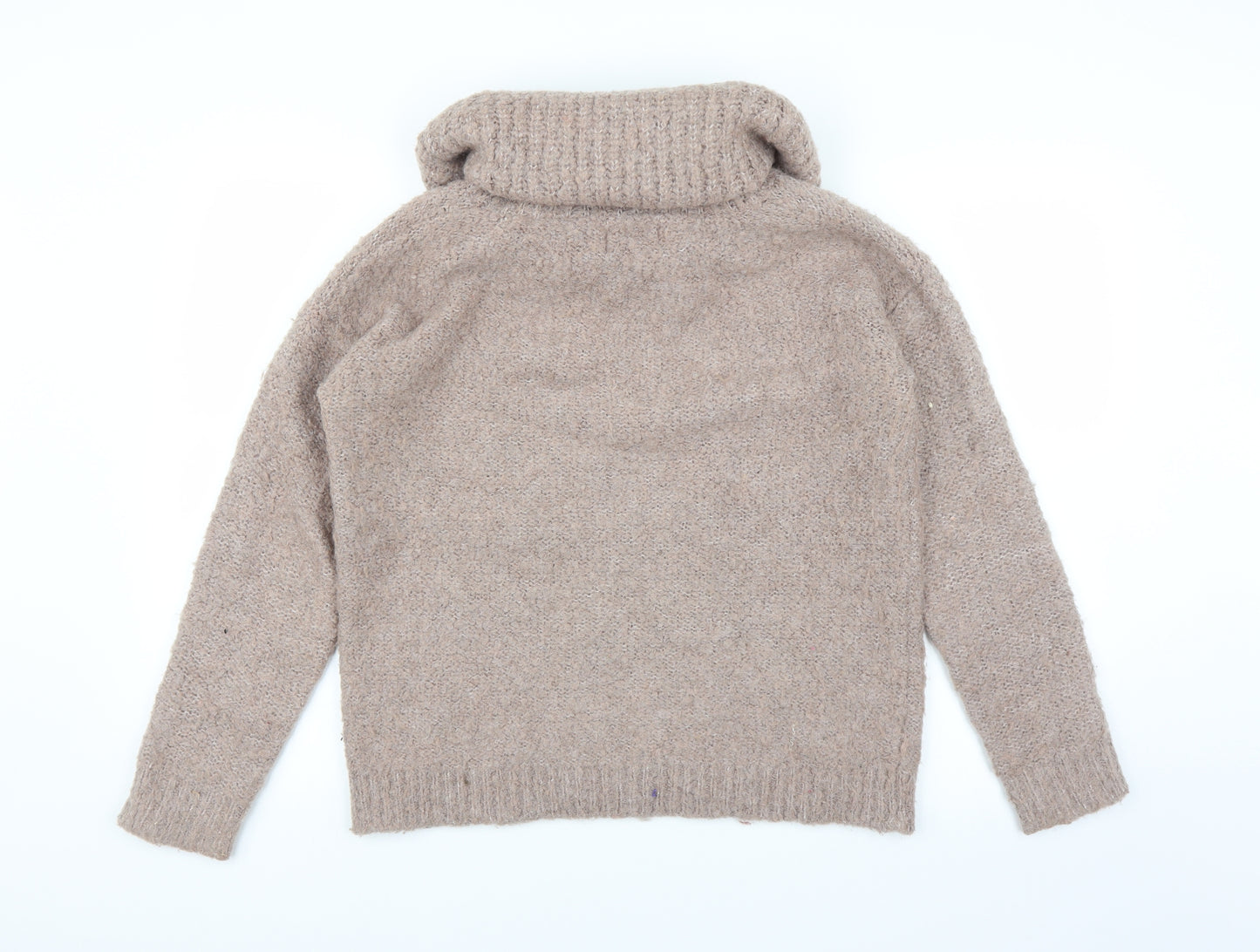 Papaya Womens Brown  Knit Pullover Jumper Size M