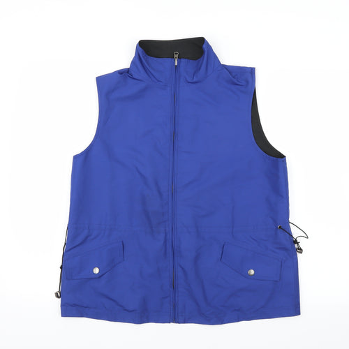 Orvis Mens Blue   Gilet Coat Size M  - Light Weight