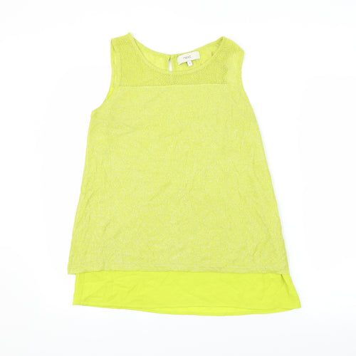 NEXT Womens Yellow   Basic Tank Size 8