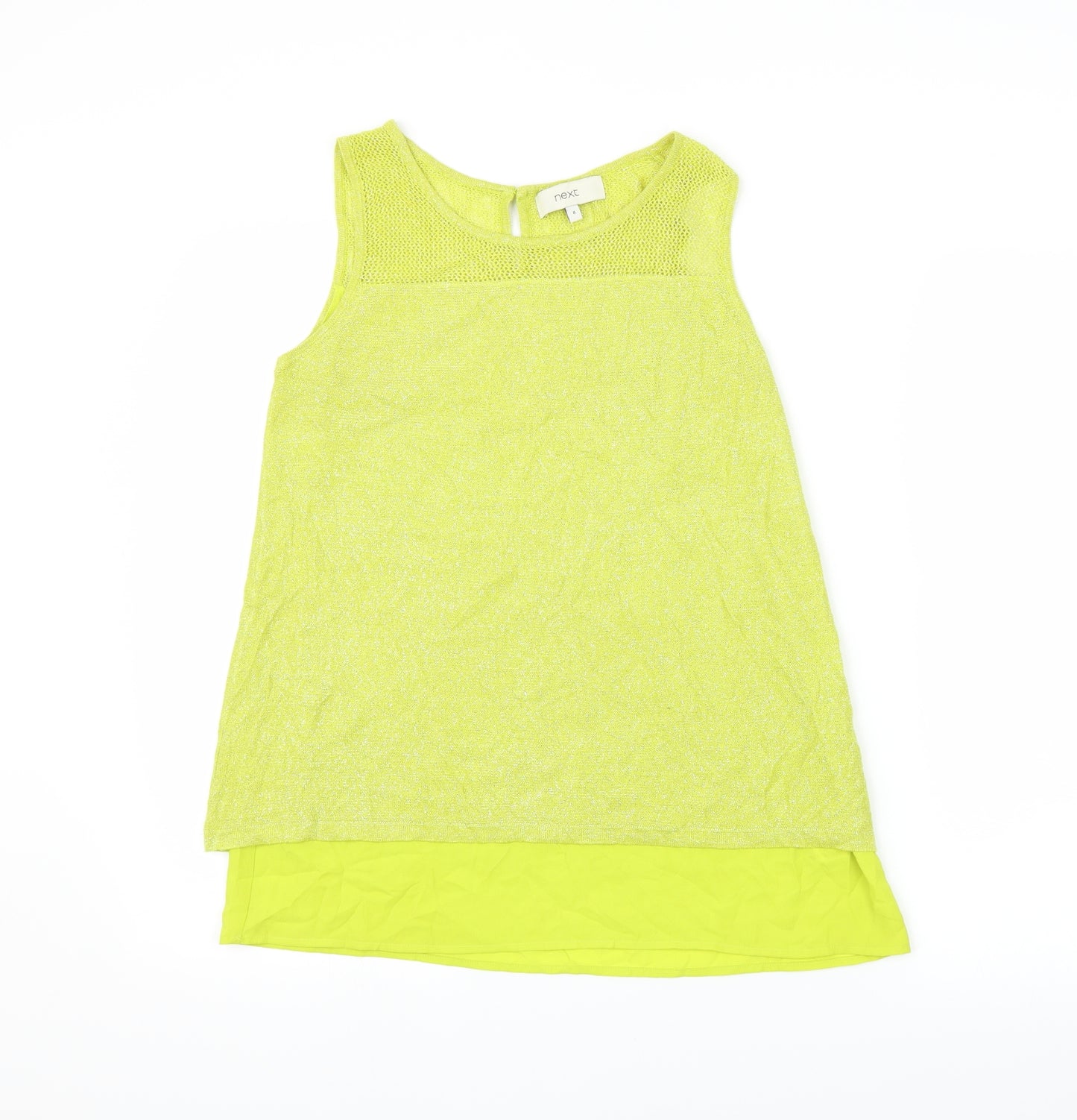 NEXT Womens Yellow   Basic Tank Size 8