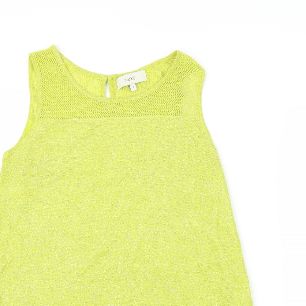 NEXT Womens Yellow   Basic Tank Size 8