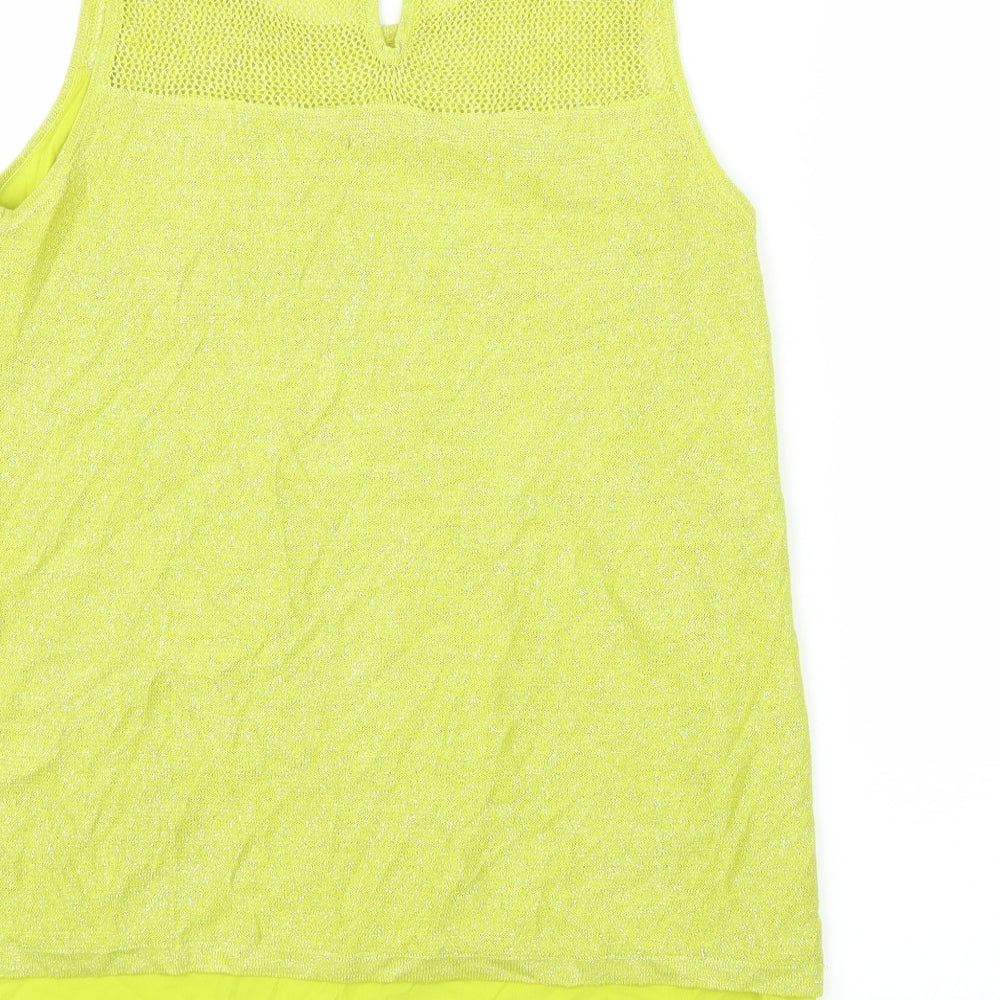 NEXT Womens Yellow   Basic Tank Size 8