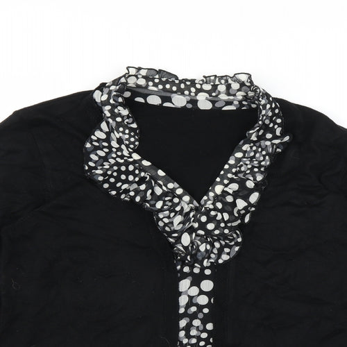 Marks and Spencer Womens Black  Knit Pullover Jumper Size 16