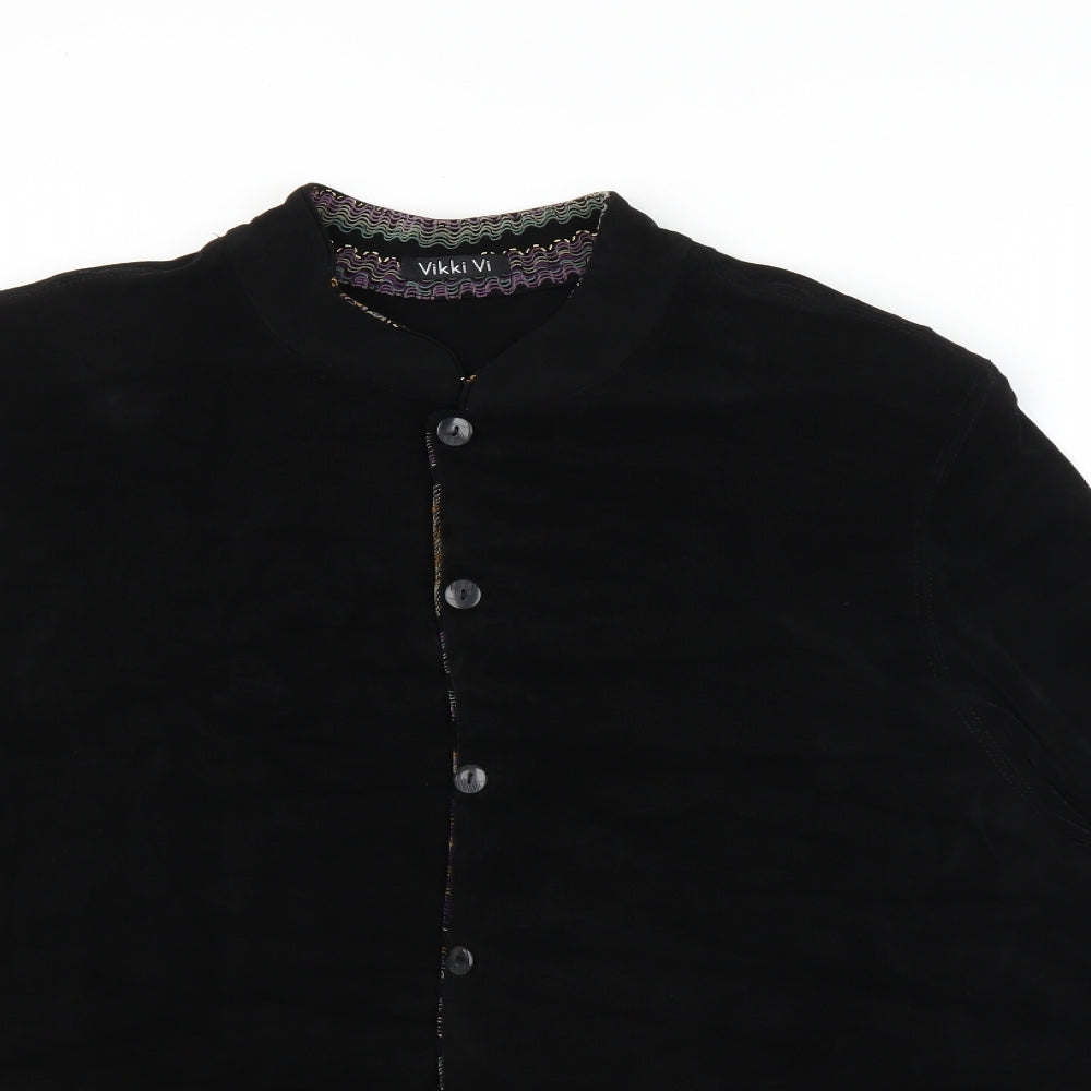 Vikki Vi Womens Black   Cardigan Jumper Size 2XL