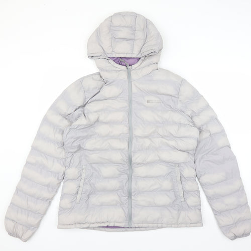 Mountain Warehouse Womens Grey   Puffer Jacket Coat Size 16