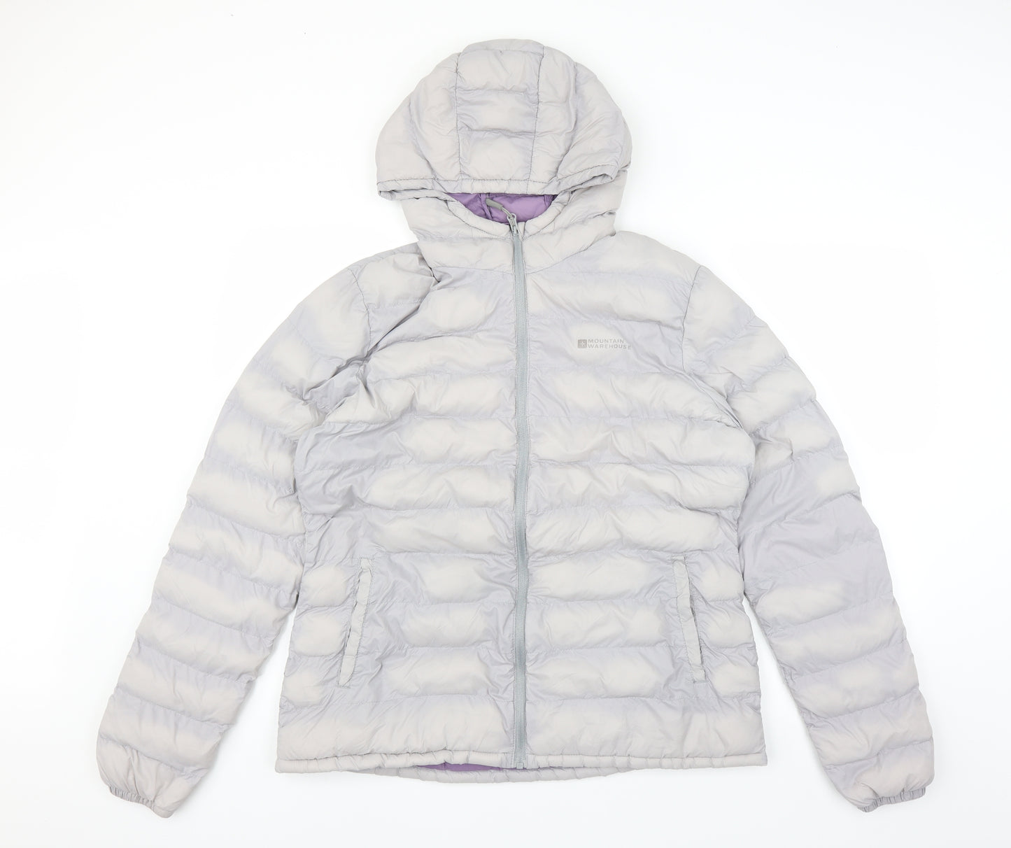 Mountain Warehouse Womens Grey   Puffer Jacket Coat Size 16