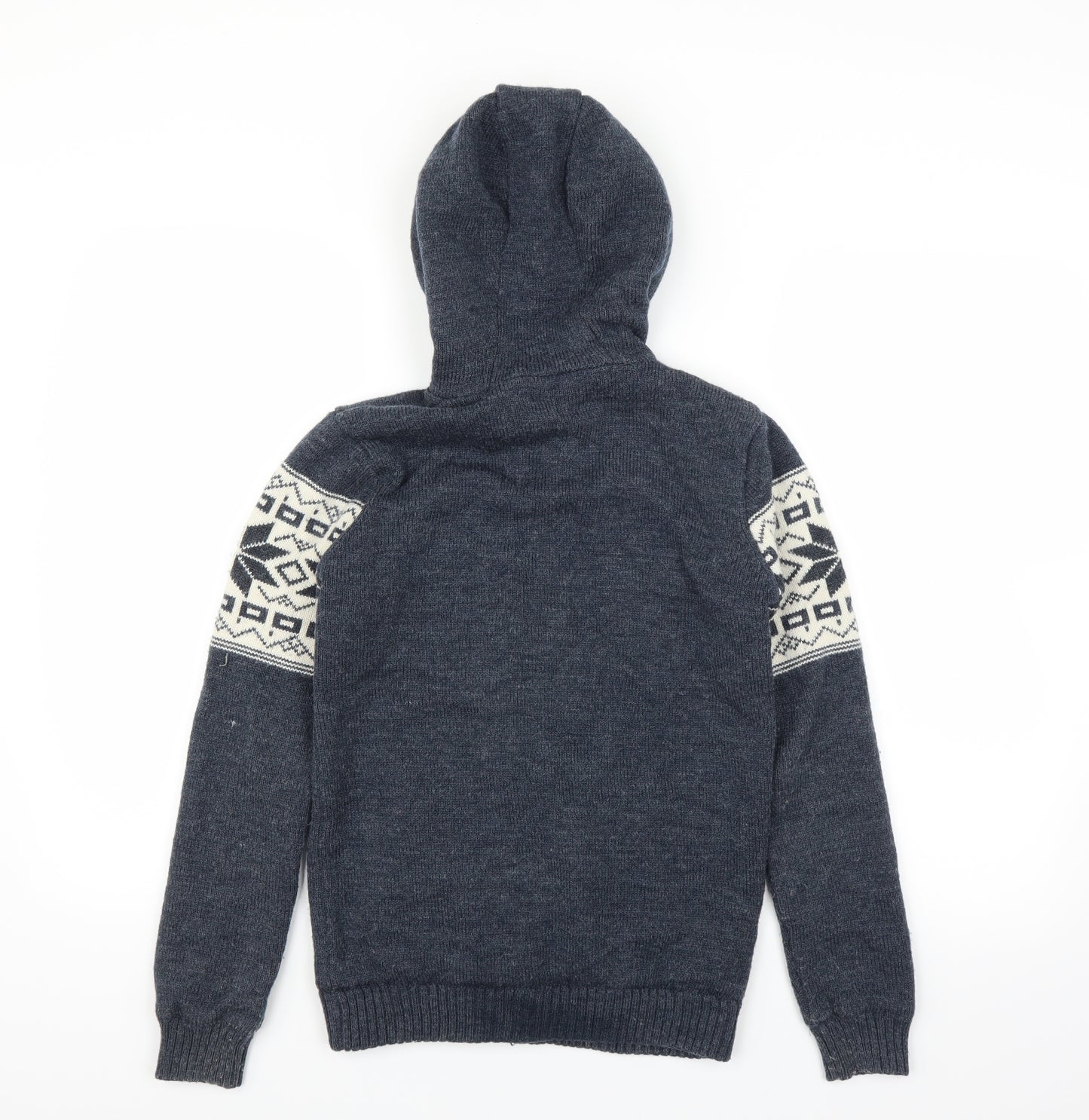 Nutmeg Boys Blue   Full Zip Hoodie Size 12-13 Years  - Christmas