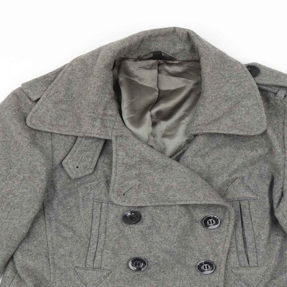 Topshop Womens Grey   Jacket  Size 14
