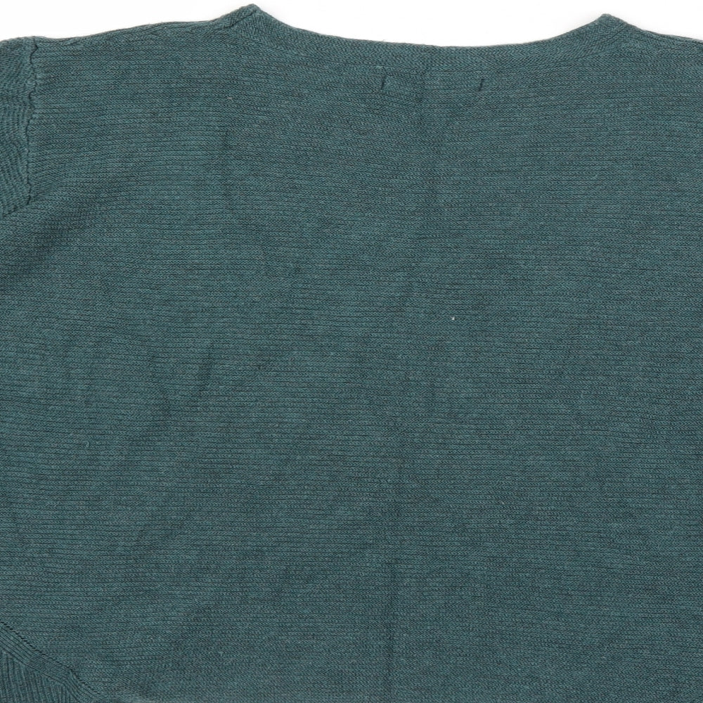 Nutmeg Womens Green  Knit Pullover Jumper Size 16