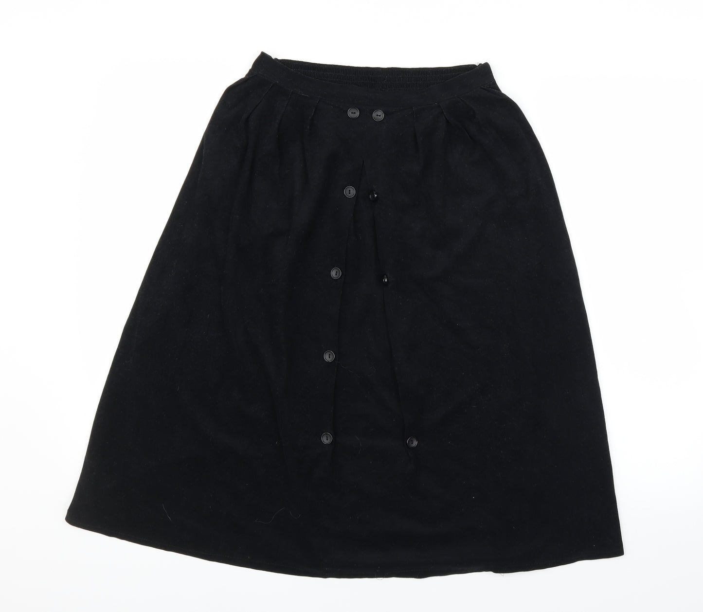 Preworn Womens Black   A-Line Skirt Size 14