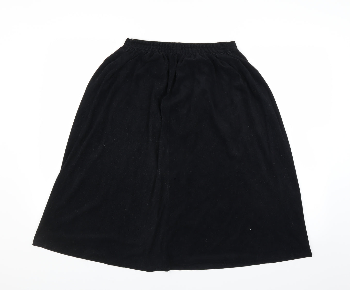 Preworn Womens Black   A-Line Skirt Size 14
