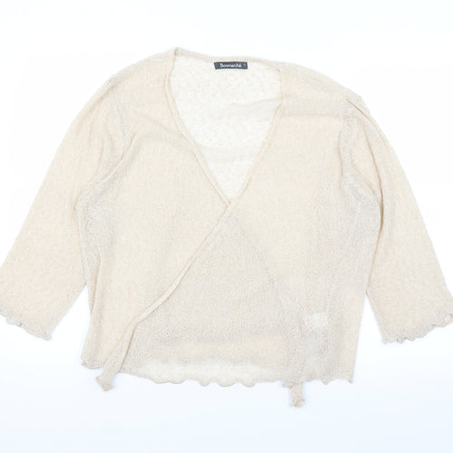 Bonmarché Womens Beige  Knit Cardigan Jumper Size L
