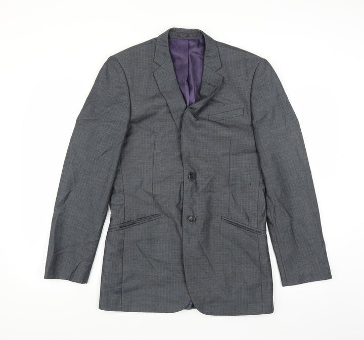 Butler & Webb Mens Grey Jacket Suit Jacket Size 36