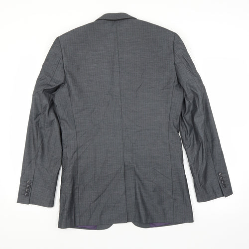 Butler & Webb Mens Grey   Jacket Suit Jacket Size 36