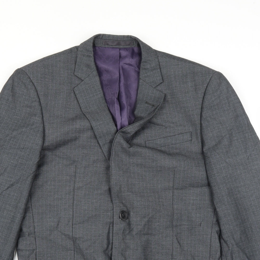 Butler & Webb Mens Grey   Jacket Suit Jacket Size 36