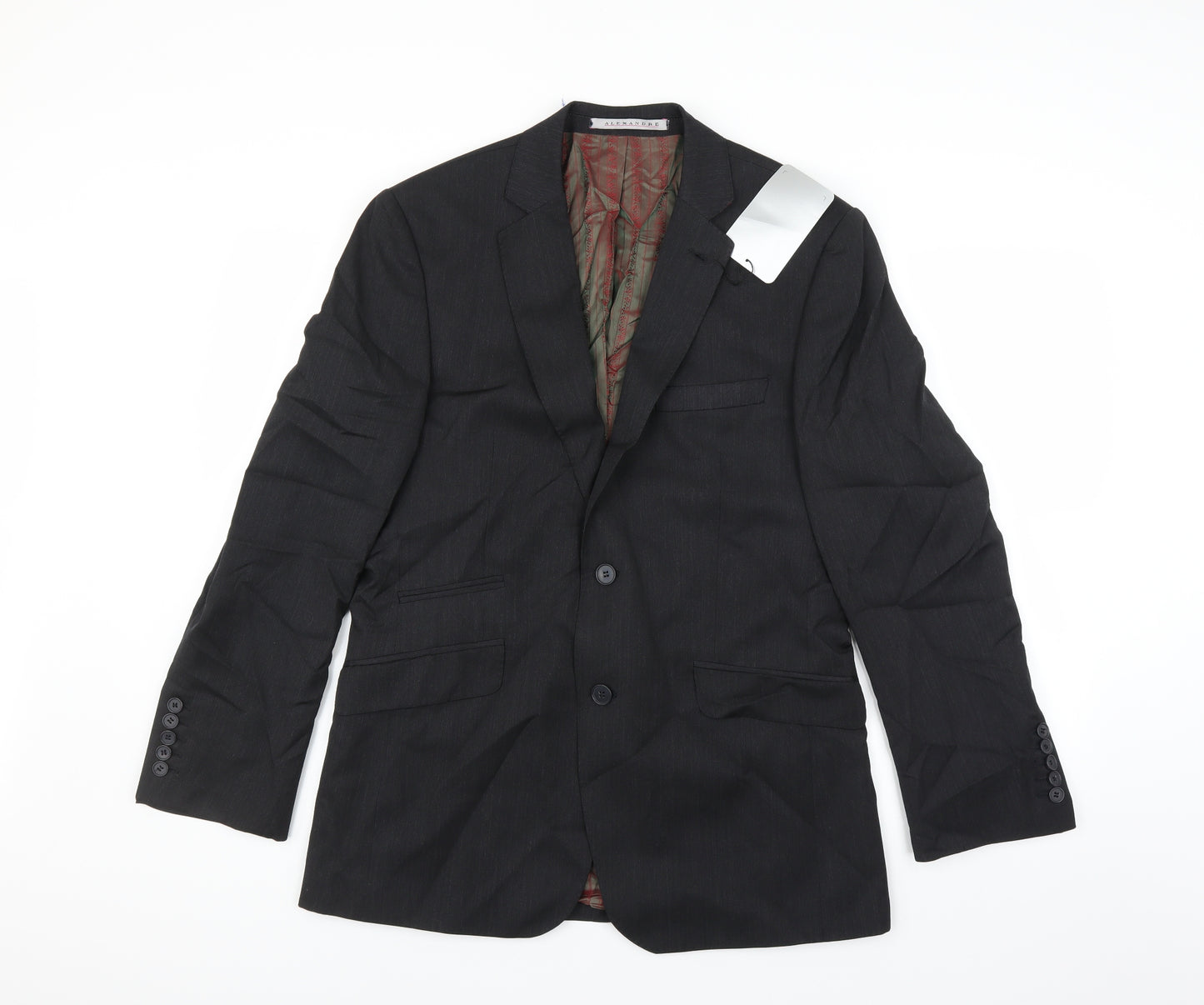Alexander Mens Grey   Jacket Suit Jacket Size 40