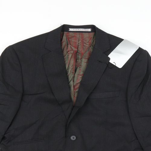 Alexander Mens Grey   Jacket Suit Jacket Size 40