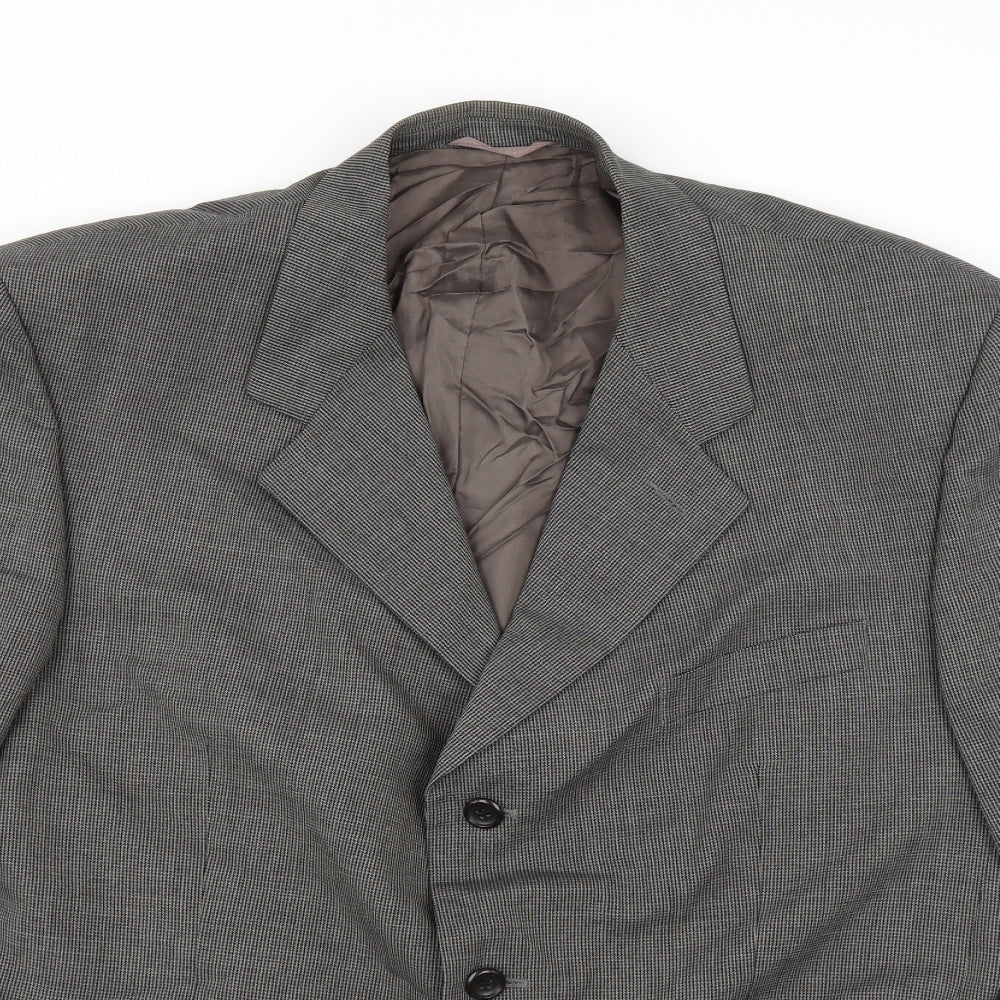 Burton Mens Grey   Jacket Suit Jacket Size 46