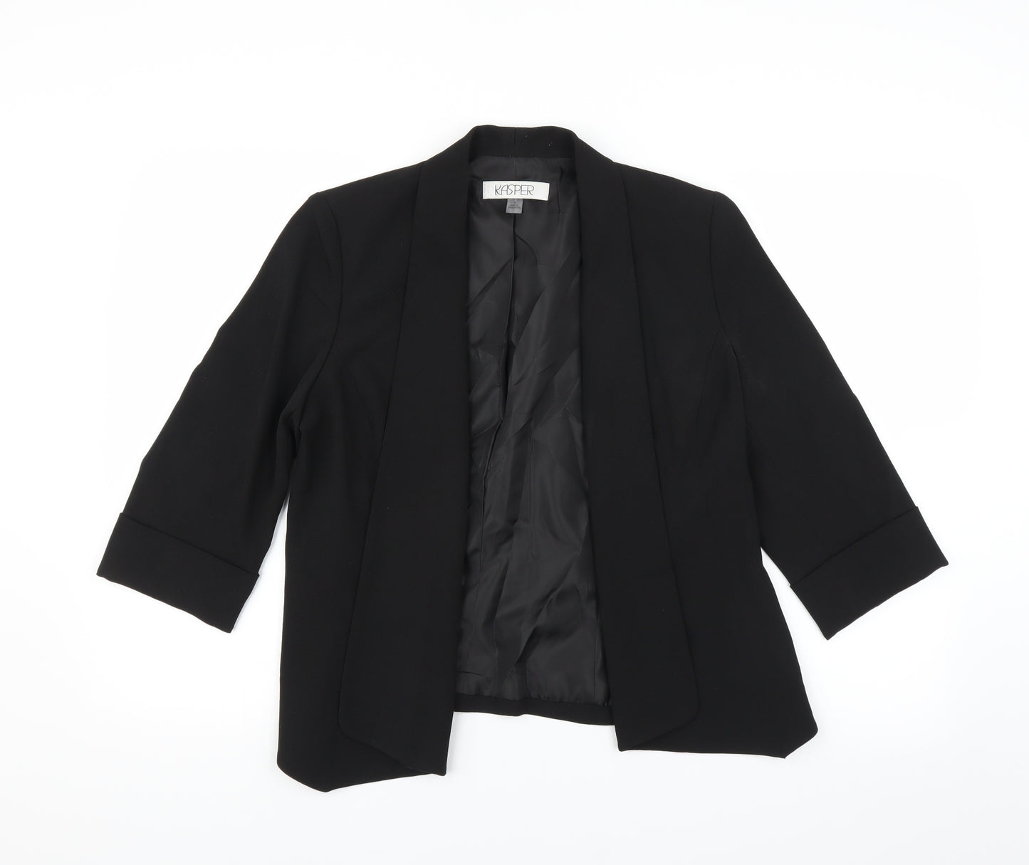 Kasper Womens Black   Jacket  Size 8